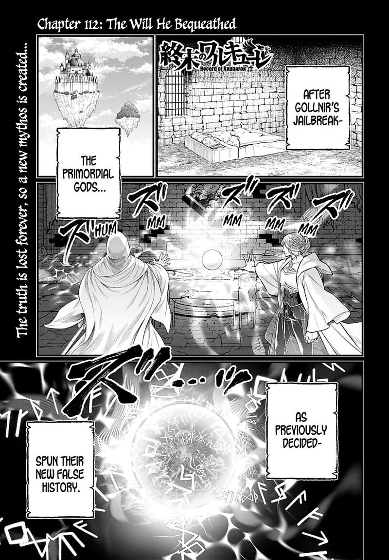 Record Of Ragnarok Chapter 112 page 1