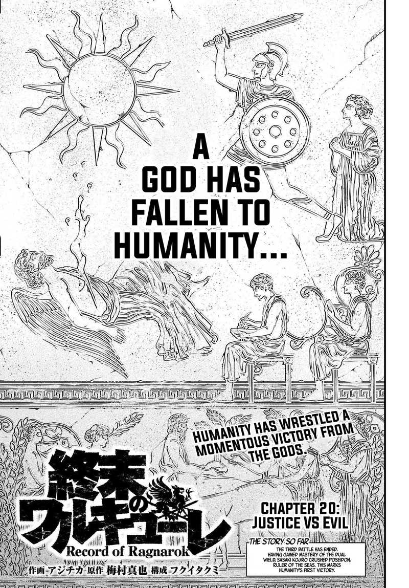 Record Of Ragnarok Chapter 20 page 1